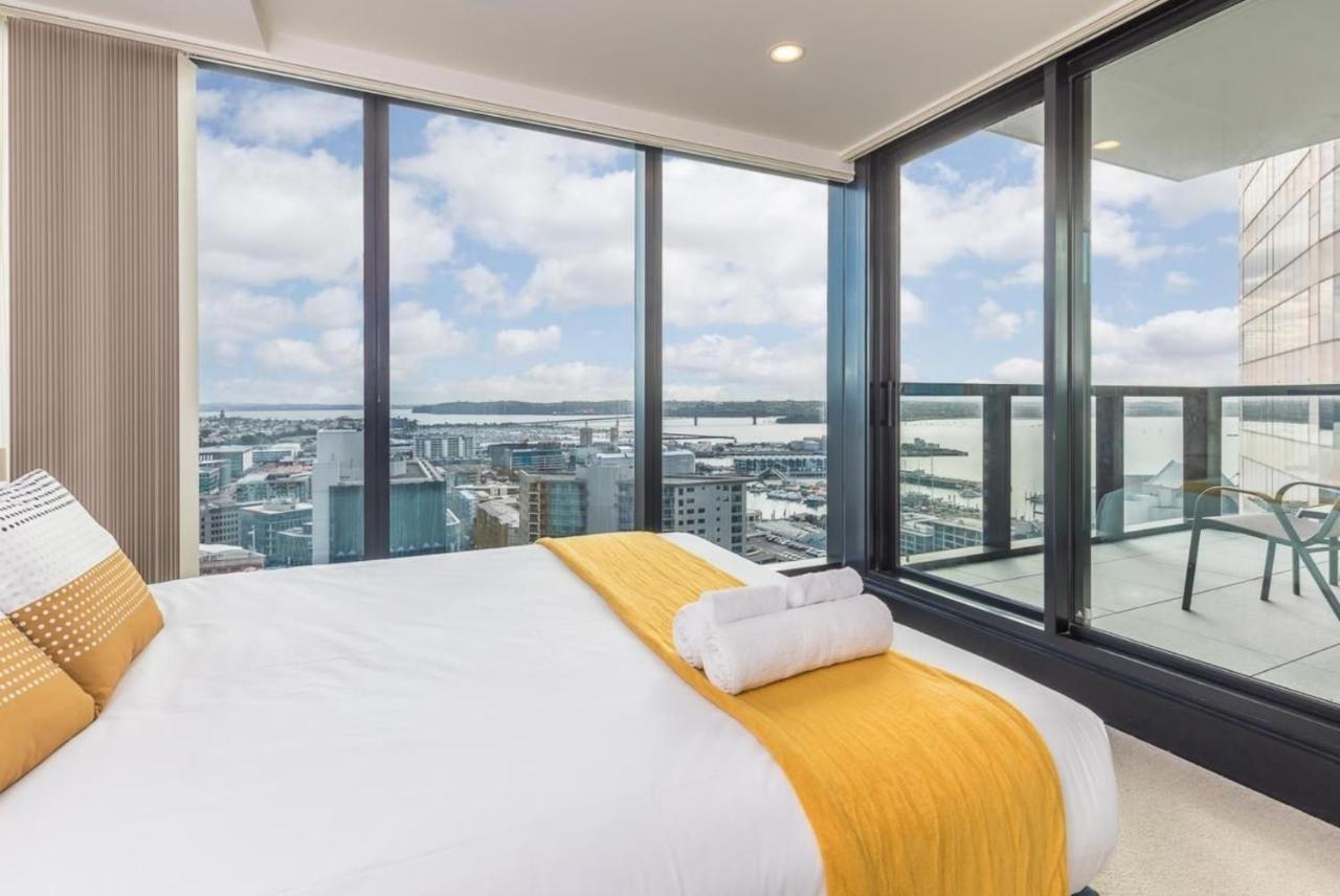 شقة أوكلاند  في Magnificent Skytower, Sea, Habour View In Cbd المظهر الخارجي الصورة